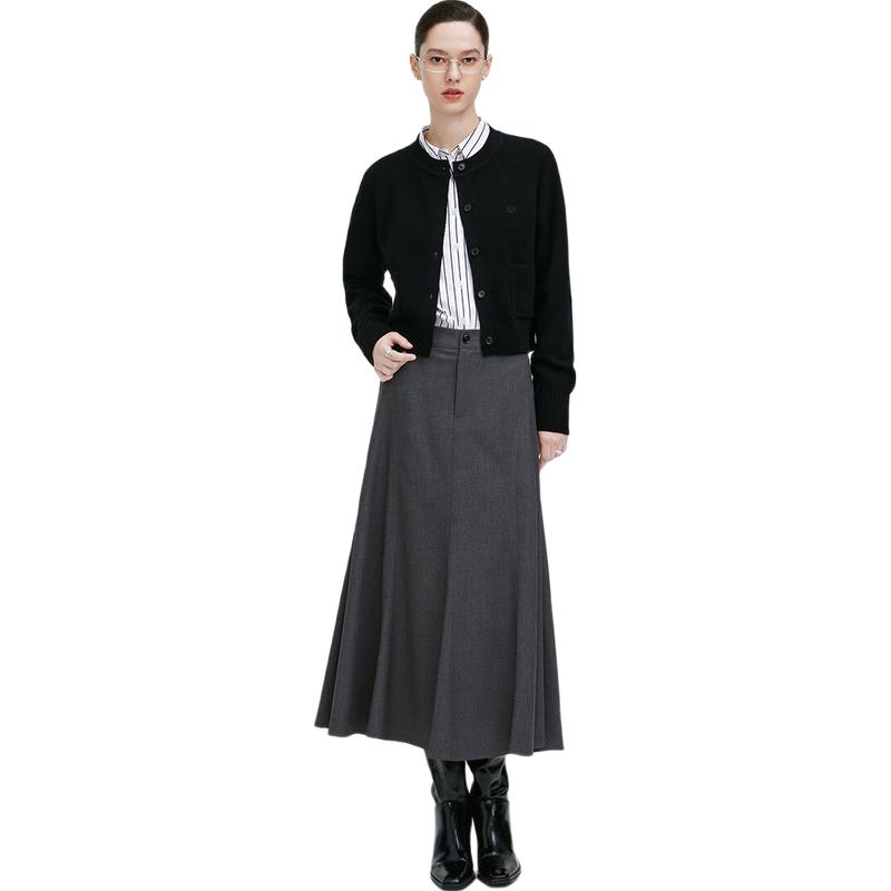 Giovanni Valentino Women's A-Line Midi Skirt