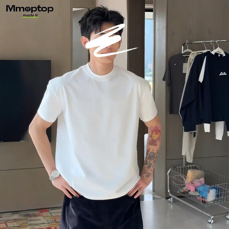 MMOPTOP Men s Heavyweight Cotton T-shirt MTX44 3XL