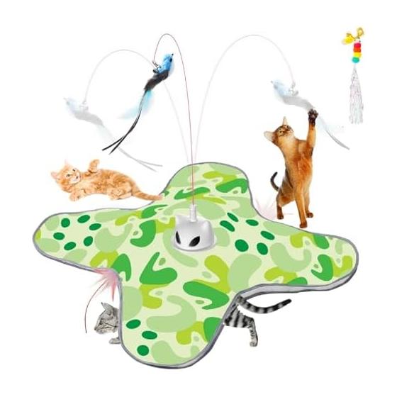 Cat Toy, Cat Toy, Automatic Cat Play, Cat Toy, Cat Toy, Cat Toy, Solo Play, Cat Moving Toy, Cat Play, Cat Play Toy, 3 Modes Adjustable, Indoor Stress