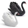 Geese Figurine Realistic Geese Statue Sculpture Farm Animal Model Collections Table Centerpieces Ornament Home Decors
