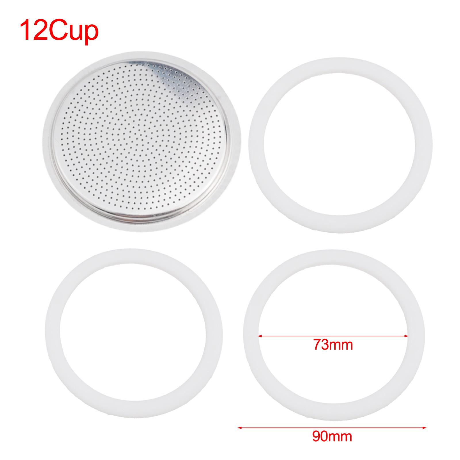 

Силиконовая прокладка Силиконовое кольцо Уплотнительное кольцо Легко очищается для эспрессо-горшка 12 cup