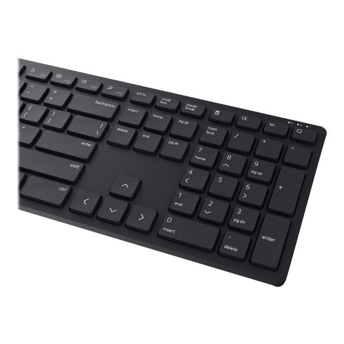 Bezdrátová klávesnice - DELL - KM5221W - QWERTY US International - Černá - Bezdrátová RF