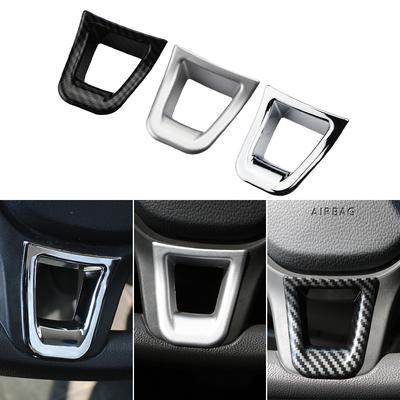 Car Steering Wheel Decoration Cover Trim Sticker for Volkswagen VW Passat B8 Tiguan MK2 Golf 7 7.5 MK7 MK7.5 E-UP