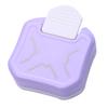 3 In 1 Paper Corner Cutter Multiple Angles Manual Pattern Corner Punch DIY Hole Puncher Purple