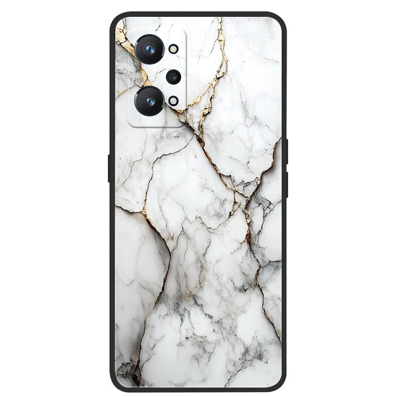 Voor Realme GT Neo 2 Hoesje Marmer Zacht Mat Siliconen Achterkant Cover Voor Realme GT Neo2 RealmeGT2 Neo2 3T Q5 Pro Volledige Telefoon Shell Capa