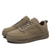 Warrior Fashion Trend Comfortable Non-Slip Wear-Resistant Breathable Low-Top Skate Shoes Men Sneaker Dark-Brown WXP(WZ)-122503