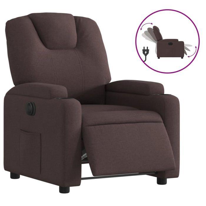 VidaXL Electric Recliner, Relaxation Chair with Adjustable Backrest and Footrest, Living Room Seat, Modern, 3204349