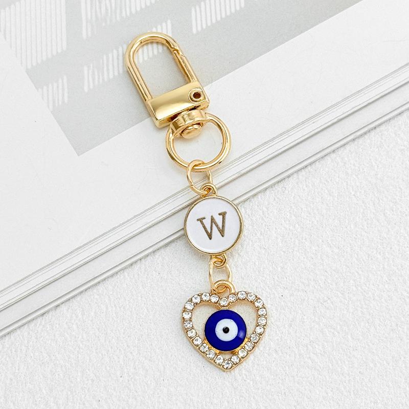 Portachiavi con Zircone a Forma di Cuore Lettere A-Z Iniziali Alfabeto Portachiavi Ciondoli Portachiavi Auto Portachiavi Borsa Pendenti Accessori Gioielli Regalo