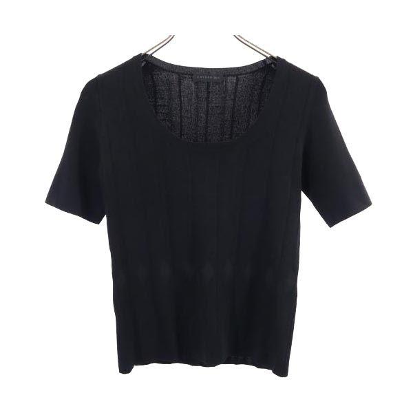ANTEPRIMA Short sleeve sweater 38 black knit Women Used