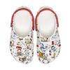 Crocs stylish and versatile non-slip shock-absorbing breathable children's sandals white children's children.