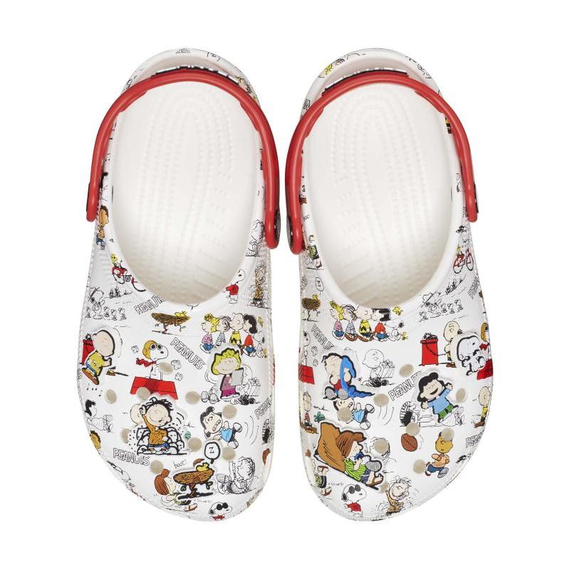 Crocs stylish and versatile non-slip shock-absorbing breathable children's sandals white children's children.