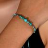 Ximang Turquoise Stone Charms 2026 Handmade Fashion Jewelry Golden Heimatite Bangle Glass Beaded Gemstone Bracelets for Women