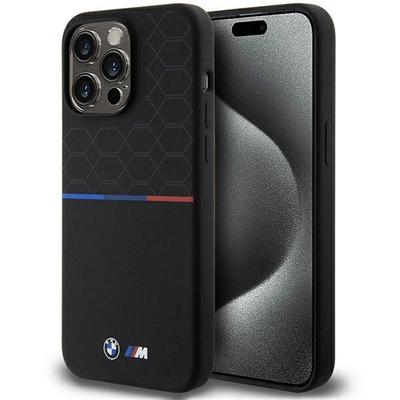 BMW Bmhmp15X22Smpk Iphone 15 Pro Max6.7 Czarny/Black Hardcase M Wzór Silikon Magsafe