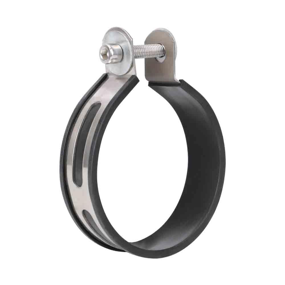 Silencer band stainless steel muffler stay general purpose bike parts серебряный