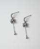 Merrymotive Ribbon And Drop Ball Chain Earrings