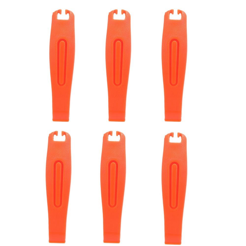 6PCS High Strength Bike Tire Levers Ultra-Strong Nylon Bicycle Tire Levers Slip Resistance Bike Tire Spoons Mountain Bike оранжевый