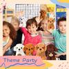 6-24 Stuks Teddy Hond Bulk Adopt een Puppy Feestartikelen Knuffeldieren Sleutelhanger voor Kinderen Speelgoed Afstuderen Babyborrel Verjaardagscadeaus