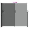 Vidaxl Tenda a Bracci Laterale Pieghevole, Antracite, 180X500 Cm