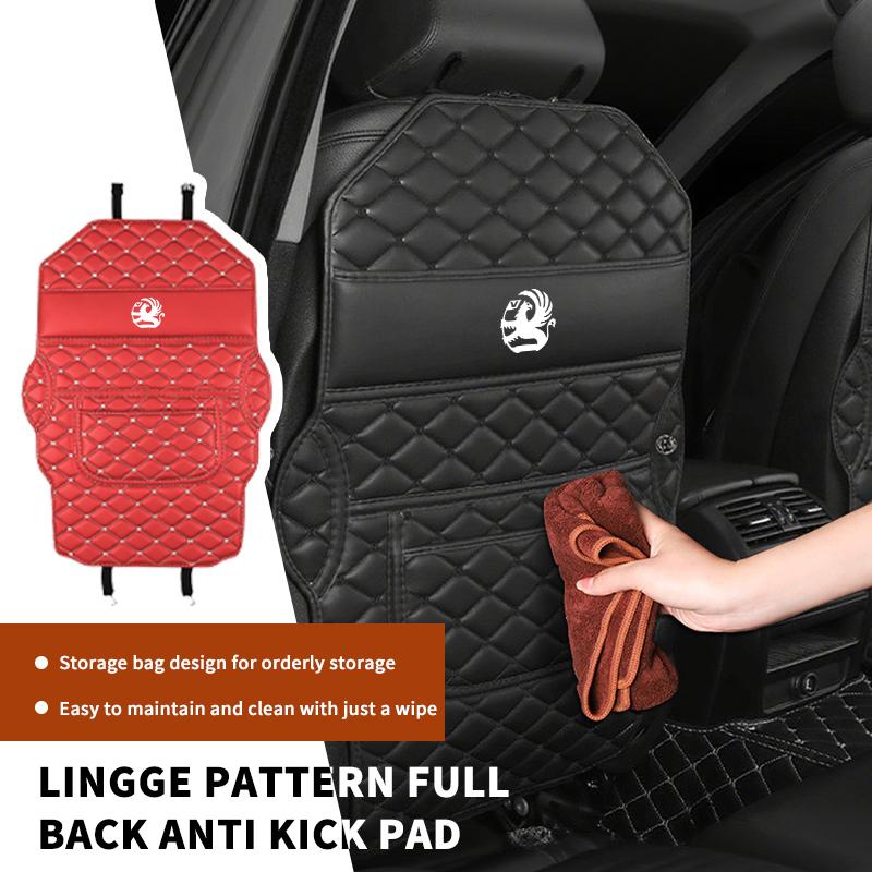 Leather Car Seat Back Protector Kick-Proof Anti Slip Child Mat For Vauxhall Vivaro Corsa VXR8 Insignia Zafira Astra Tigra