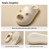 Women's Winter Cute Cat Plush Slippers: Non-Slip, Waterproof, Warm Cotton Slippers