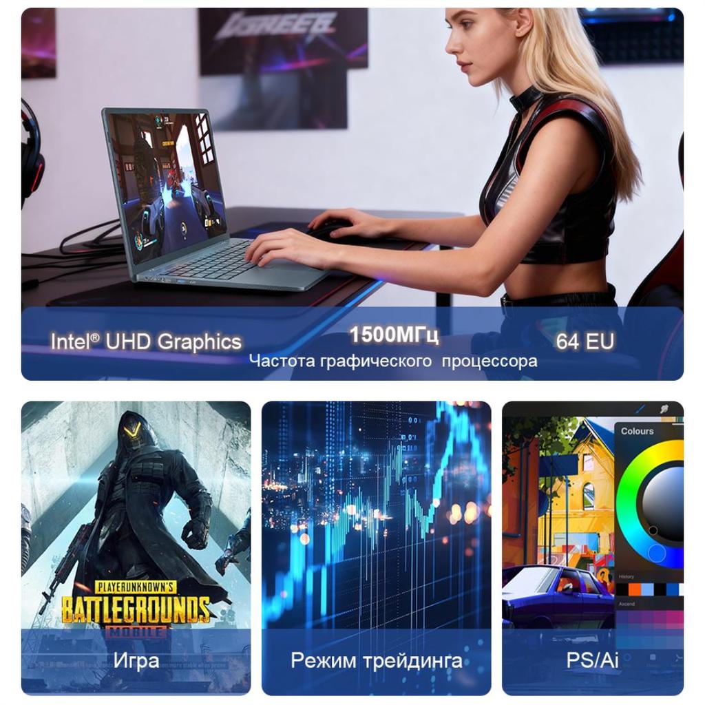 Laptop Ninkear N16 PRO 16'' 32G+1T SSD Intel Core i7-13620H 2560x1600 120Hz Refresh Rate