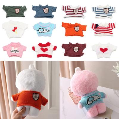 Yellow Duck Birthday Gifts Overalls Hoodie Plush Toy Clothes Dolls Accessories Sweater Kids Toys