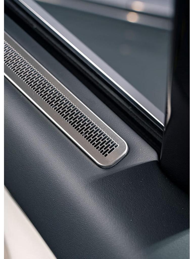 Zhijie R7 Electric Car Door Air Vent Stainless Steel Cover Interior Decor