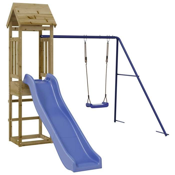 VidaXL Outdoor Playground Impregnated Pine Wood, Play Set, Wooden Play Set, Playground Set 3155821