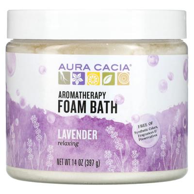 Aromatherapy Foam Bath, Relaxing Lavender, 397 G (14 Oz)