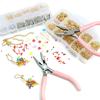 Jewelry Making Starter Kit Earrings Necklace Findings DIY Beads Plier Tools Set Jewelry Repair Tools Set Jewelry Accessories