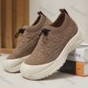 Fashion Women's Sneakers 2025 Spring New Knitting Socks Shoes Fashion Breathable Sport Shoes Female Platform Lightweight Slip-on Loafers