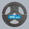 Obciążenie Żeliwne  1X20Kg Otwór 51Mm Talerz Z Uchwytami Rebel Active