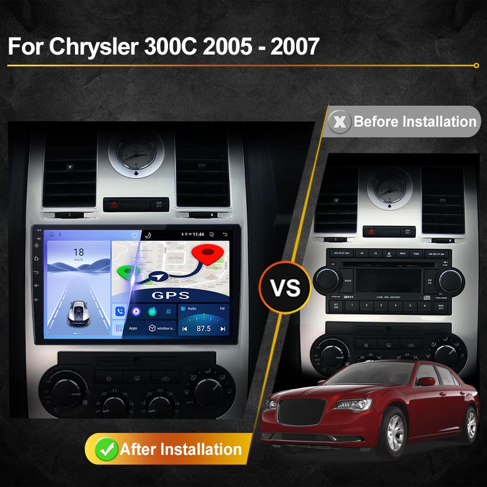 For Chrysler 300C 2005 - 2010 Android Car Radio Multimedia Video Player Navigation GPS Carplay Touch Screen Auto Stereo Intelligent Systems