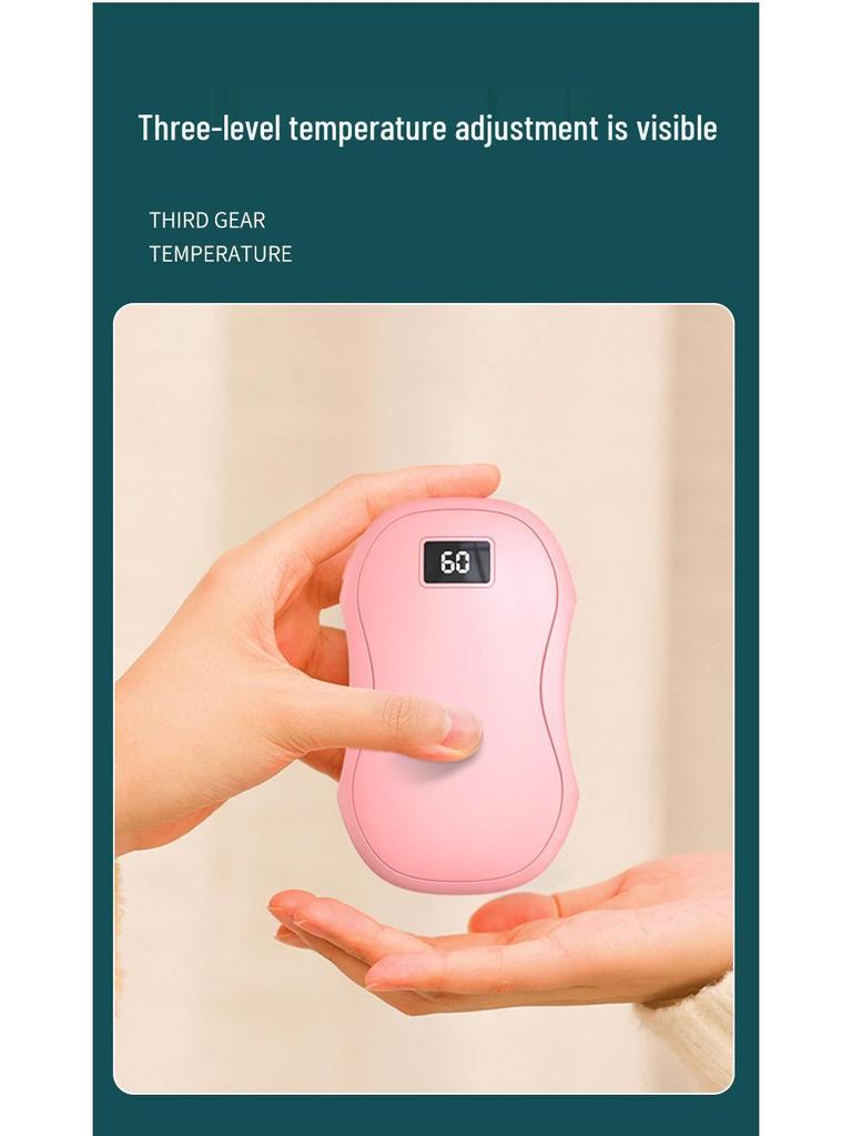 2025 Mini Digital Hand Warmer with USB Charging, Adjustable Three-Level Heat for Office & Outdoor Sports
