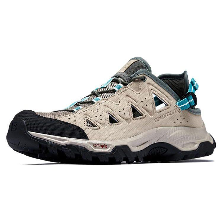 SALOMON Alhama Low Hiking Shoes Women Hiking Shoes Khaki 410361