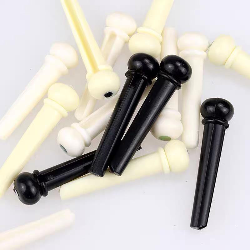 Wooden Guitar Bridge and String Pins for Folk Guitar
