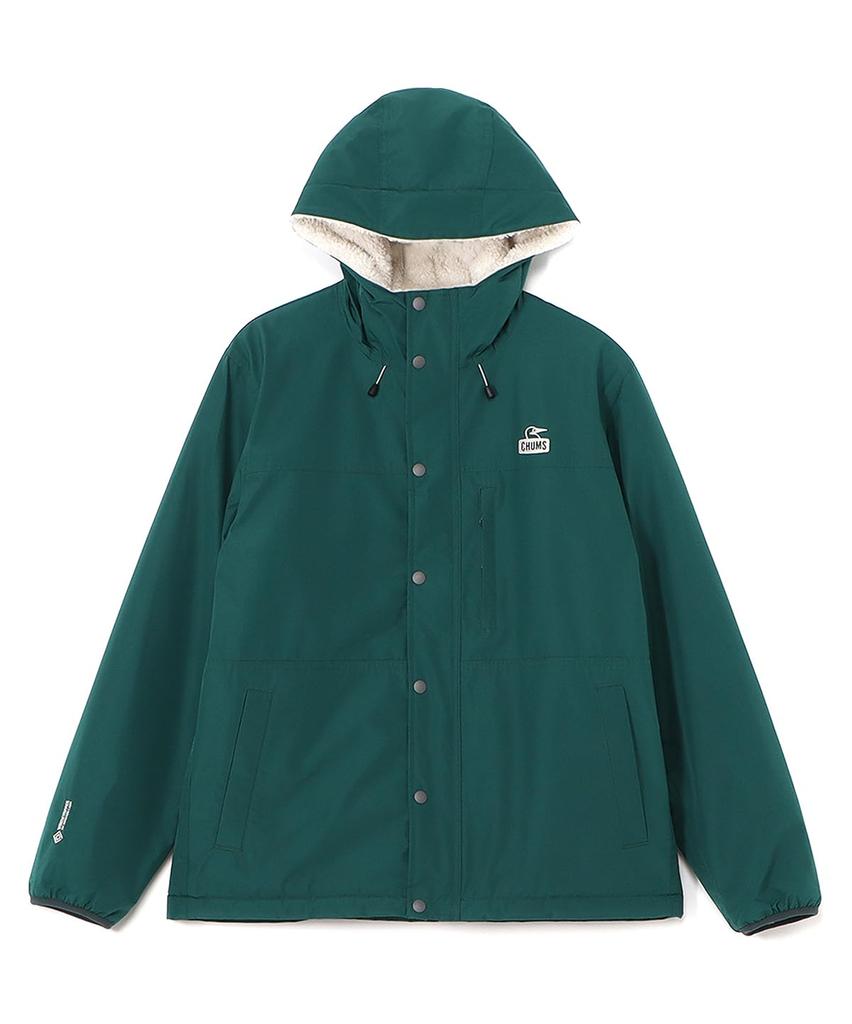 Chums Elmo WINDSTOPPER RV Size L Gore-Tex Hoodie, Women's, Green/Silver,