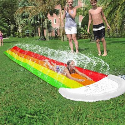 Toboggan aquatique gonflable en PVC sur le thème des requins pour enfants - Pour une ou deux personnes
