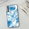 Blue Sky Magnolia Flower    Phone Case For Samsung S25,S24,S21,S22,S23,S30,Ultra,S20,Plus,Fe,Soft Silicone Black Cover