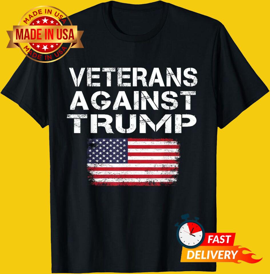 Футболка  Ветераны против Трампа  военные ветераны против Трампа Футболка Унисекс L