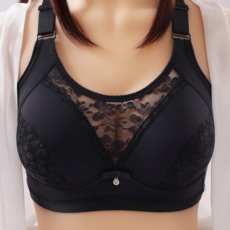 Gázová výšivka Sexy dámské spodní prádlo Tenké tření prsou Bezdrátové Shromažďování Proti poklesu Sbírka Pomocné mléko Pohodlná podprsenka Horkosladká Jednoduchá ležérní