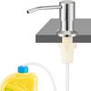 Refillable Liquid Soap Dispenser Pump 304 Stainless Steel Soap Press Pump  Bathroom