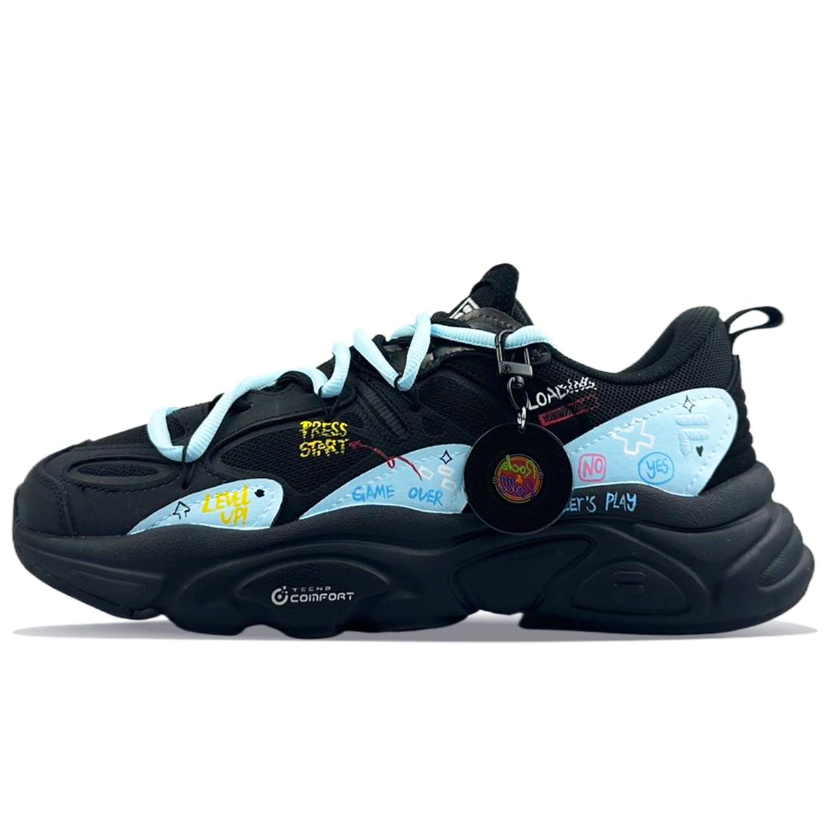 FILA Mars 2 Cushioning Slip Resistant Abrasion Resistant Cushioning Slip Resistant Abrasion Resistant Low top F52M421116FBK(Team40-) 40