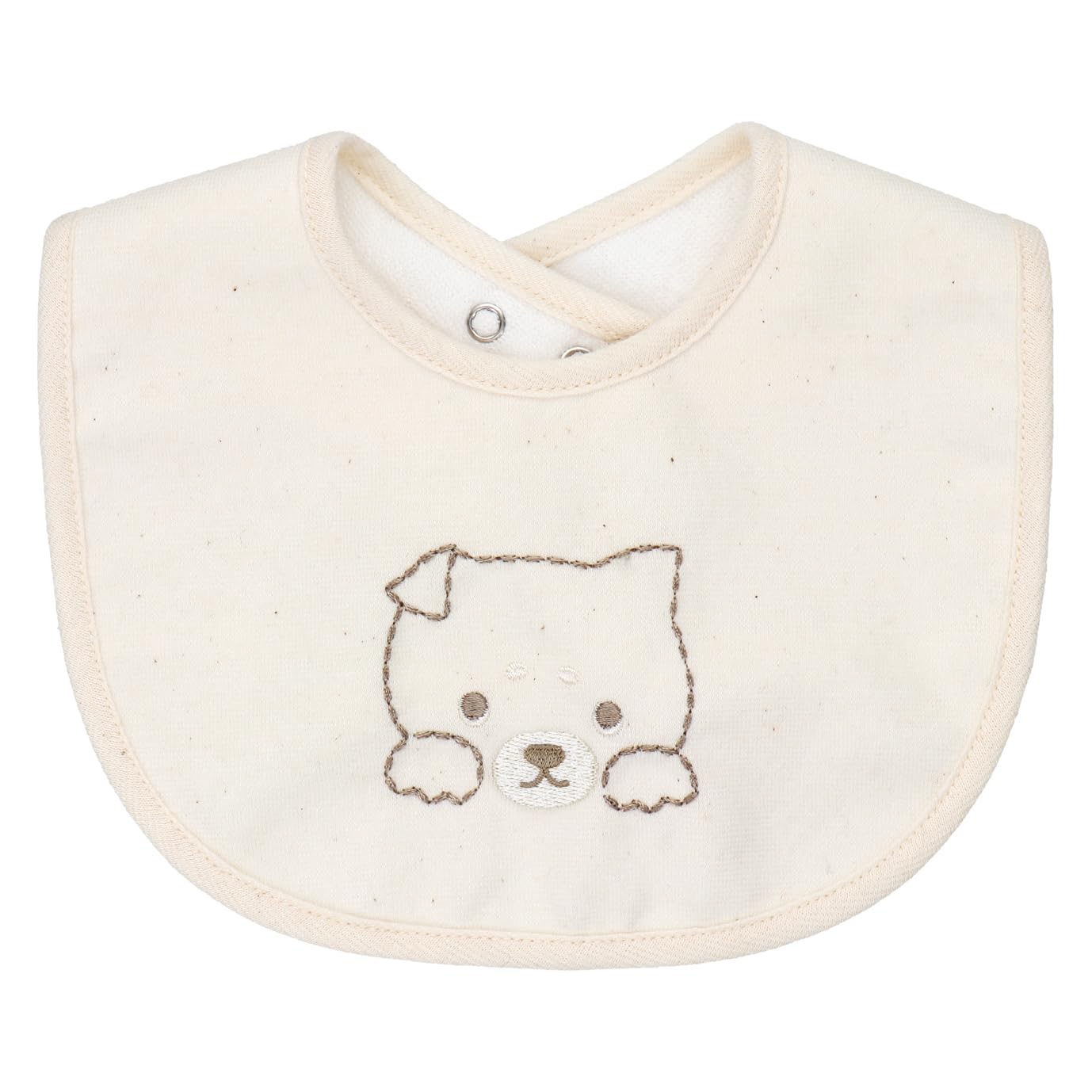

Drool Mameshiba Made in Japan [Baby s Castle] Bib, Bib, design, Ivory, слоновая кость