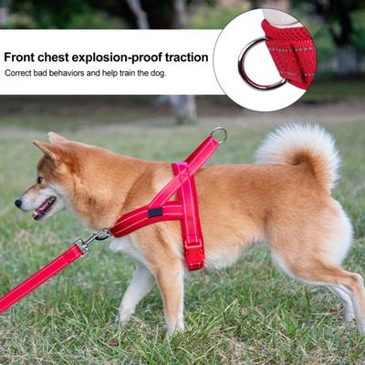 No Pull Dog Harness Breathable Mesh Padded Dog Harness Adjustable Reflective Escape Proof Dog Harness for Small Medium Large Dogs
