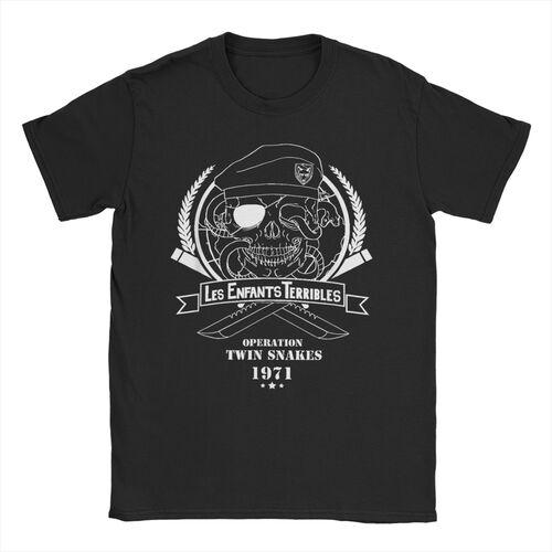 Men Women MGS1 Solid Snake Game T Shirt Metal Gear Cotton Tops Funny Short Sleeve O Neck Tees Classic T-Shirts