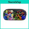 Rainbow Friends Student Pencil Case Large Capacity Nylon Stationery Organizer For School Use