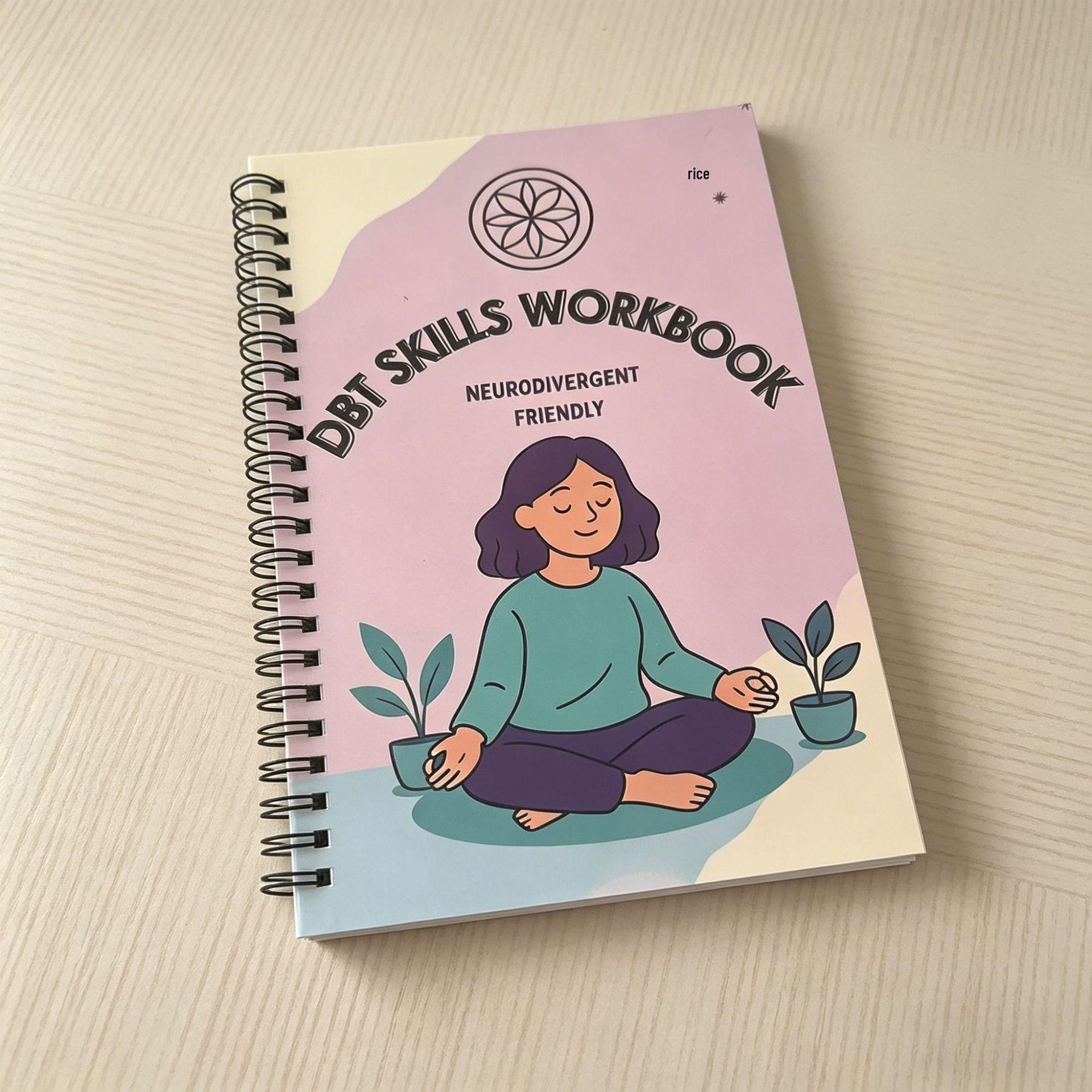 Dialectical Behavior Therapy Skills Workbook: A5 Self-Healing Practice Notebook