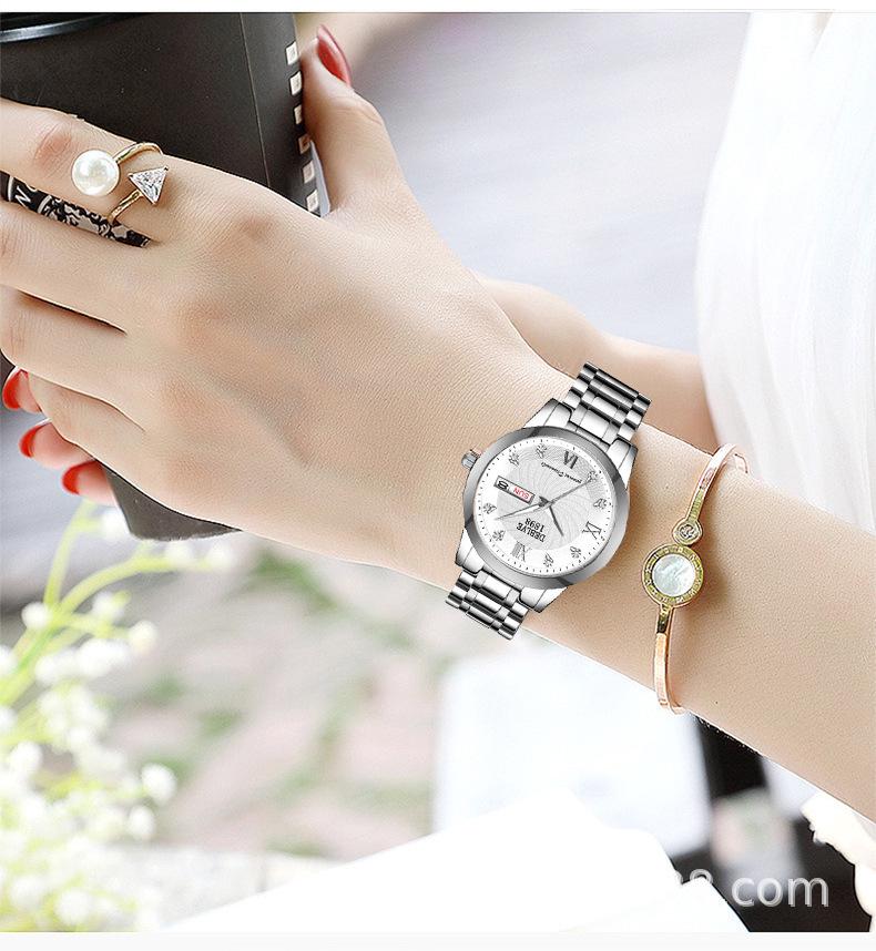 Genuine Women's Luminous Waterproof Quartz Watch - Elegant Design