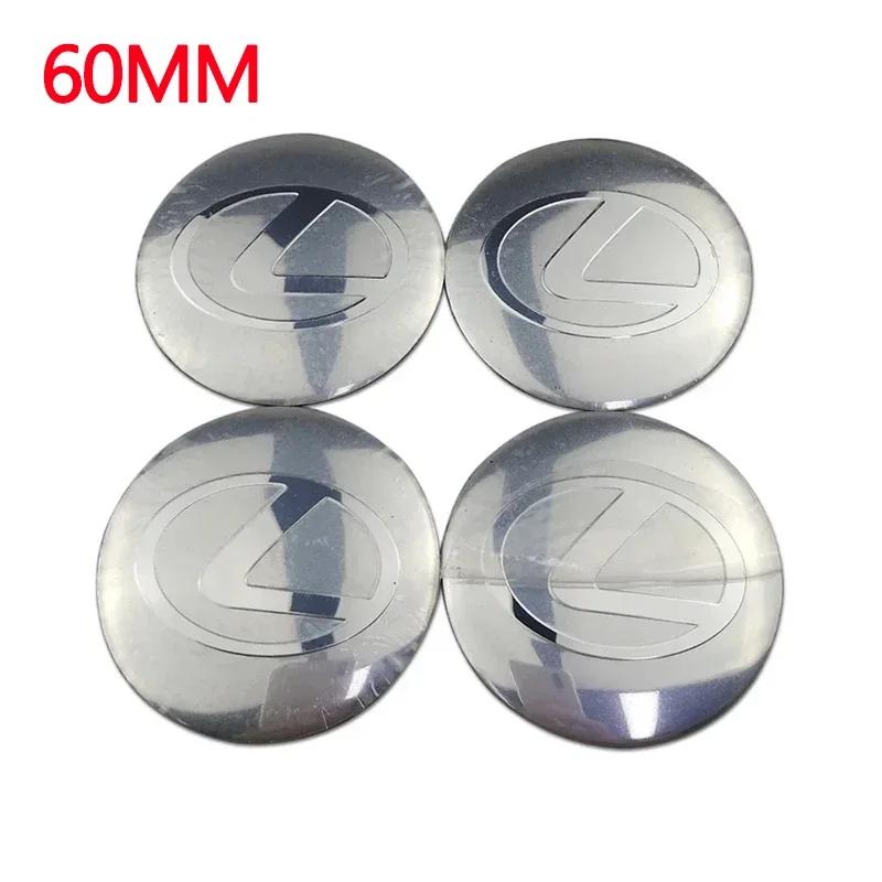 56/60/65MM Metal Alloy Car Logo Wheel Center Hub Cover Sticker with Radian Tire Rim Decoration Modified Decals Accessories